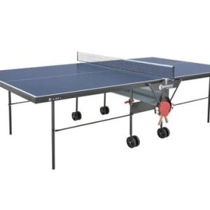 Sponeta-Ping Pong-Table Tennis-TT Table Indoor, 16mm blue with net