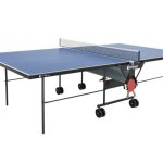 Sponeta-Ping Pong-Table Tennis-TT Table Outoor, 4mm blue with net
