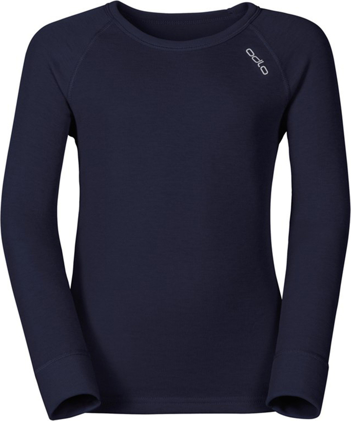 Odlo-Crew Neck Shirt-Shirt l/s crew neck WARM KIDS