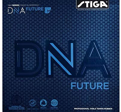 Stiga-Ping Pong- Table Tennis-Rubber Dna Future M, Black 2.1