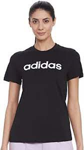 Adidas-t-shirt-W Lin T Black/White