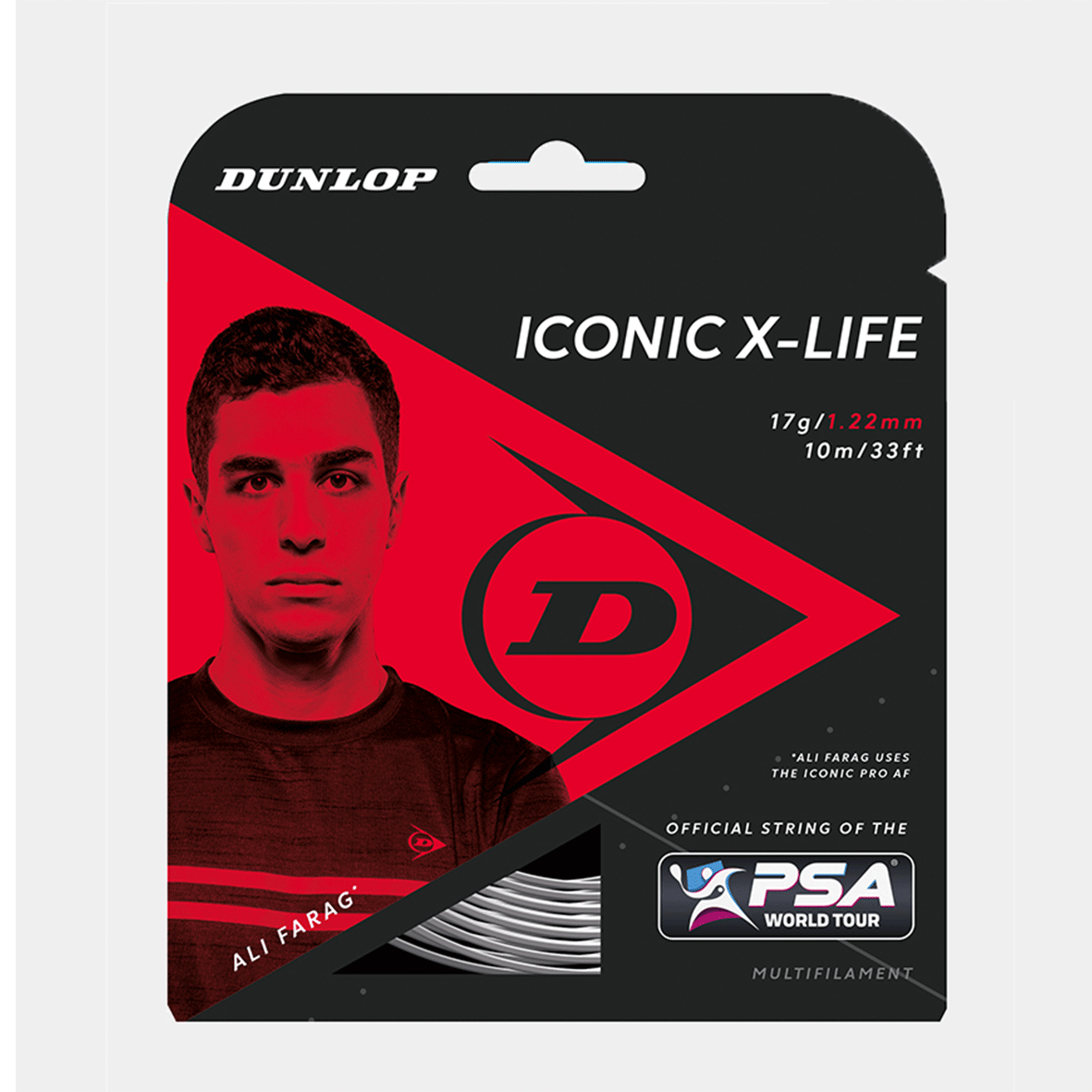 Dunlop-Squash-Squash-D SAC ICONIC X-LIFE 17G WHITE