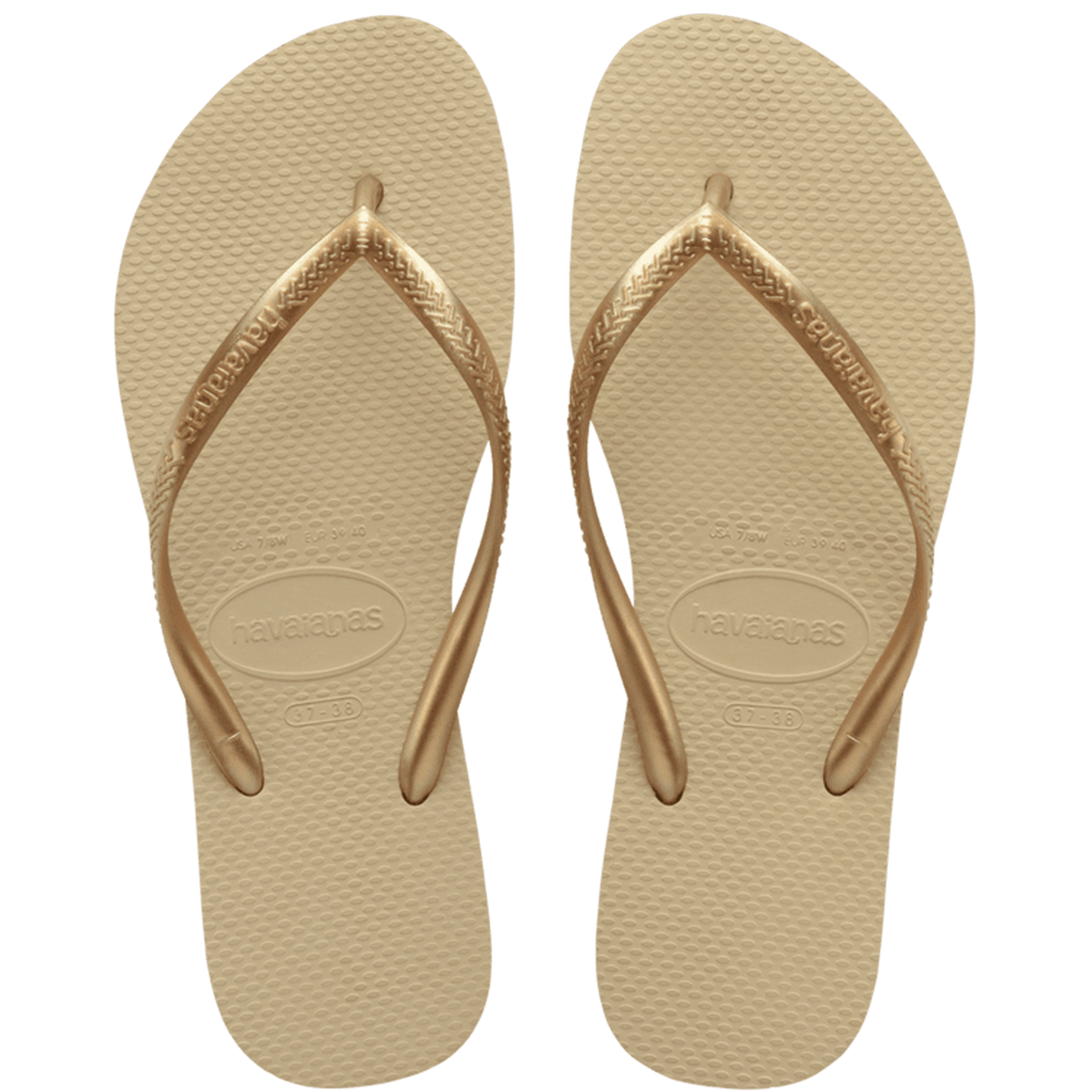 havaianas-Women / Girls-Flip Flop-SLIM LIGHT GOLDEN