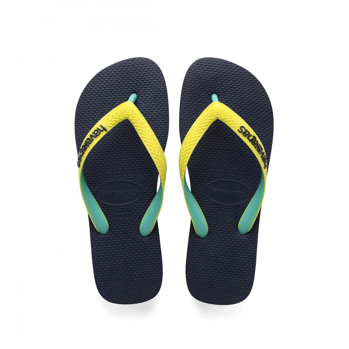 Havaianas-Beach-Footwear-HAV. TOP MIX NAVY/NEON YELLOW