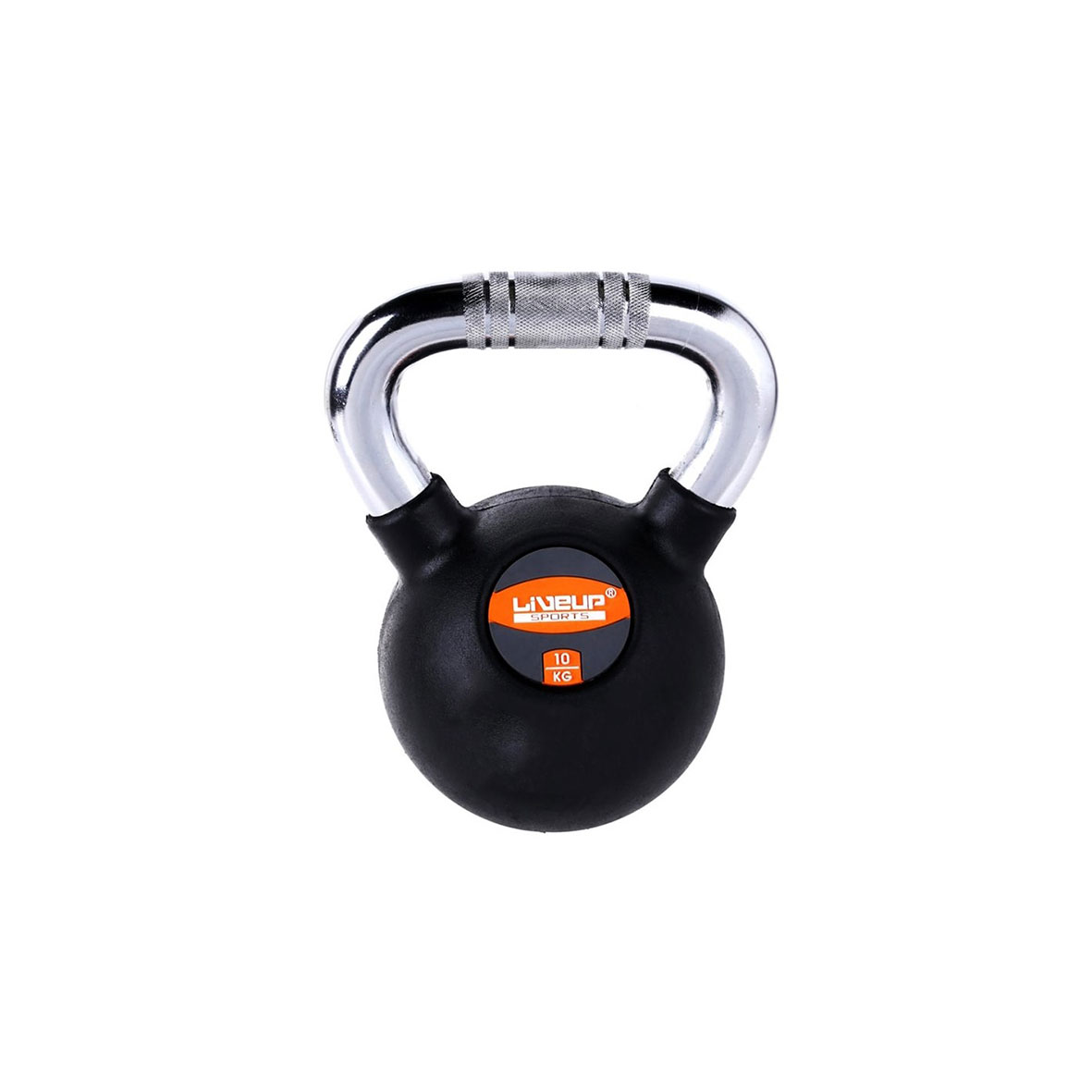 Live Up-Unisex-Accessories-Rubber kettlebell  10kg