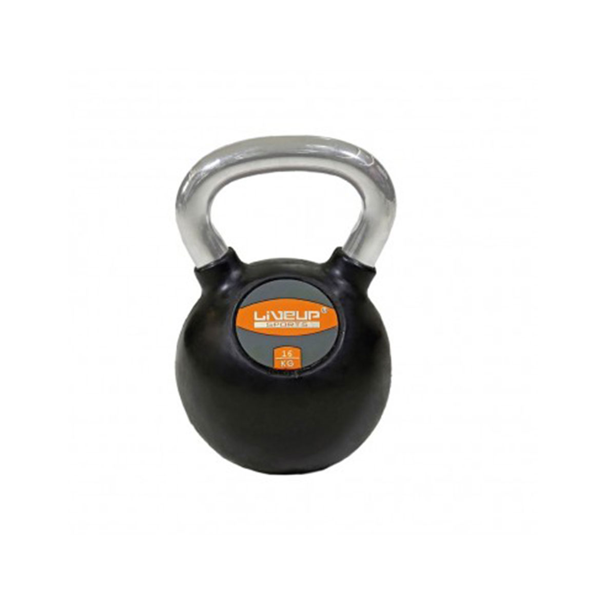 Live Up-Unisex-Accessories-Rubber kettlebell  16kg