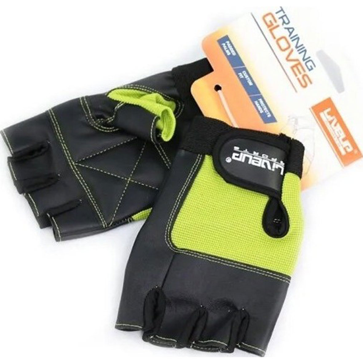 Live Up-Unisex-Accessories-TRAINING GLOVE -L/XL Leather B