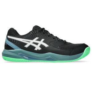 Asics-Men-Padel-Footwear-Gel Dedicate 8 Padel-Black/Vital Green